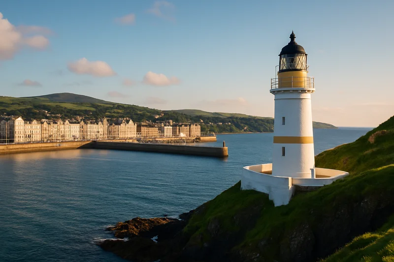 Douglas promenade and harbour, Isle of Man