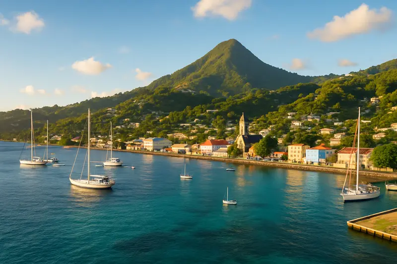 Saint Vincent and the Grenadines Kingstown harbour, Saint Vincent